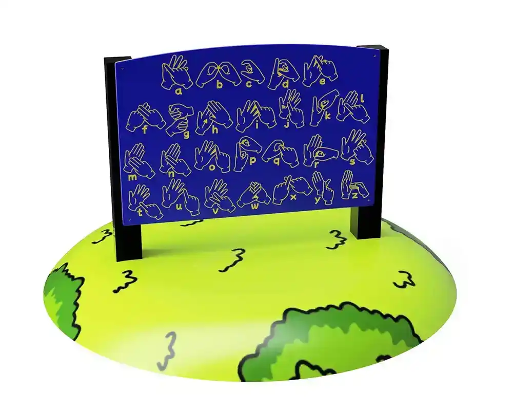 Play Panels - Educational - Sign Alphabet UK - Far