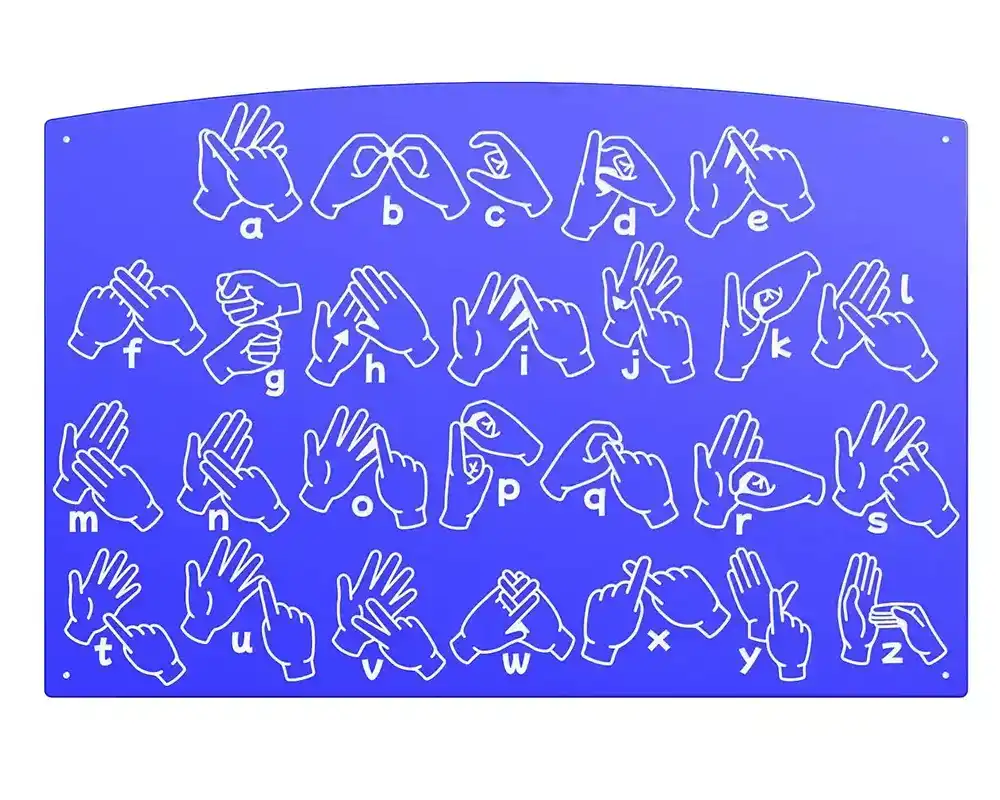 Play Panels - Educational - Sign Alphabet UK - Straight