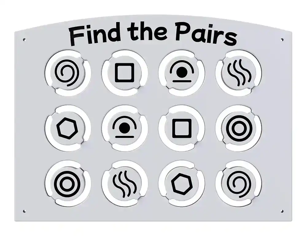 Play Panels - Fun & Games - Find the Pairs - Straight