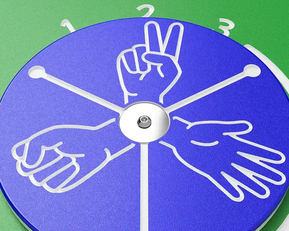 Play Panels - Fun & Games - Rock Paper Scissors - Extreme Close Up