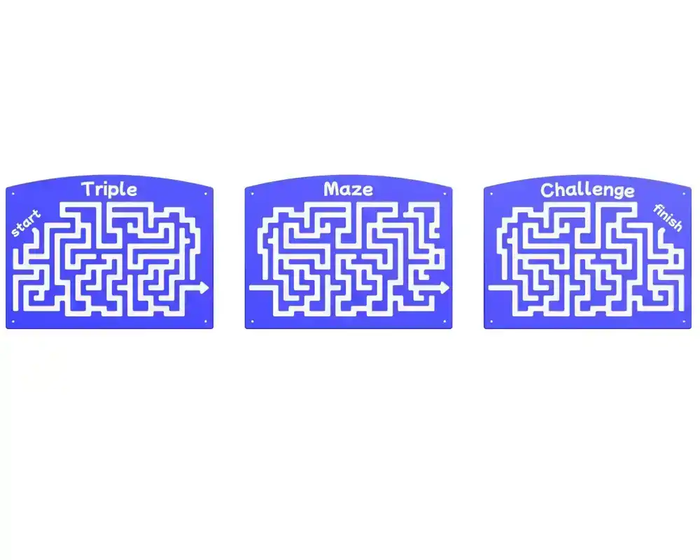 Play Panels - Fun & Games - Triple Maze - Straight