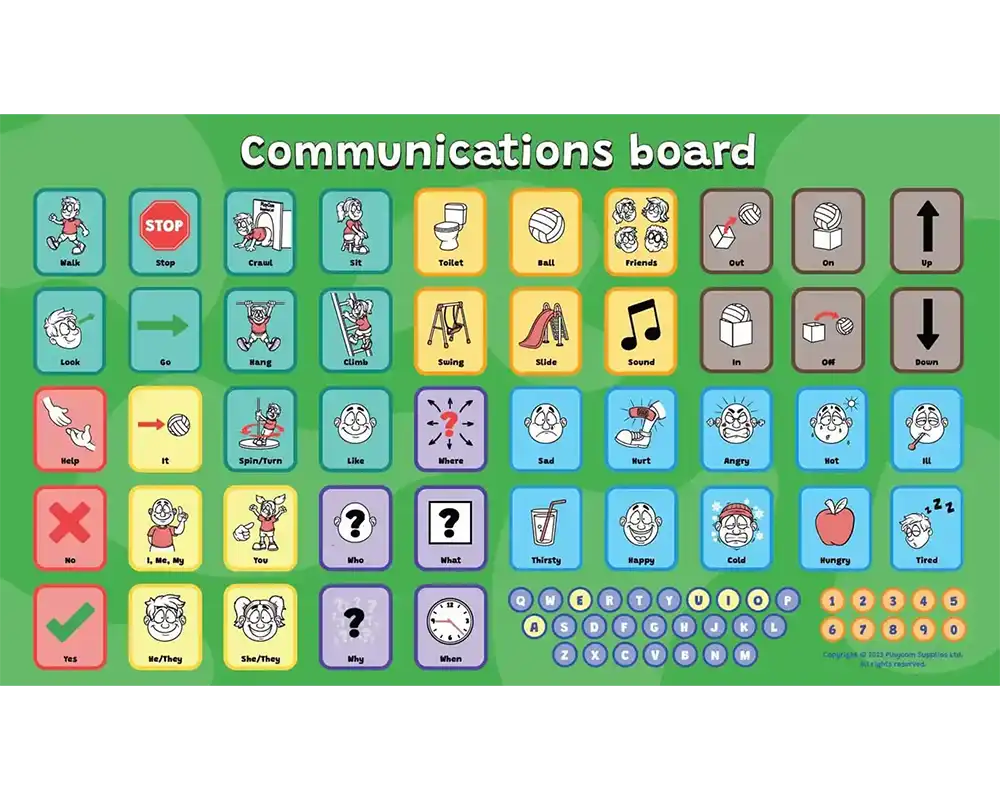 Play Panels - Letters & Words - Communiaction Board - Graphic