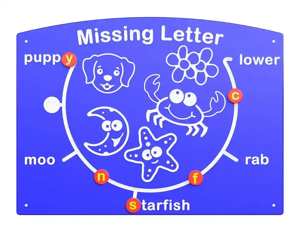 Play Panels - Letters and Words - Missing Letter - Straight