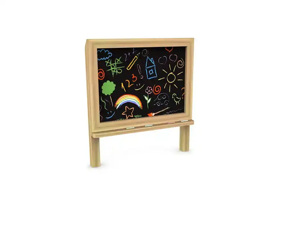 Play Panels - Mark Making Panels - Chalk Board - Post Mounted - No Child