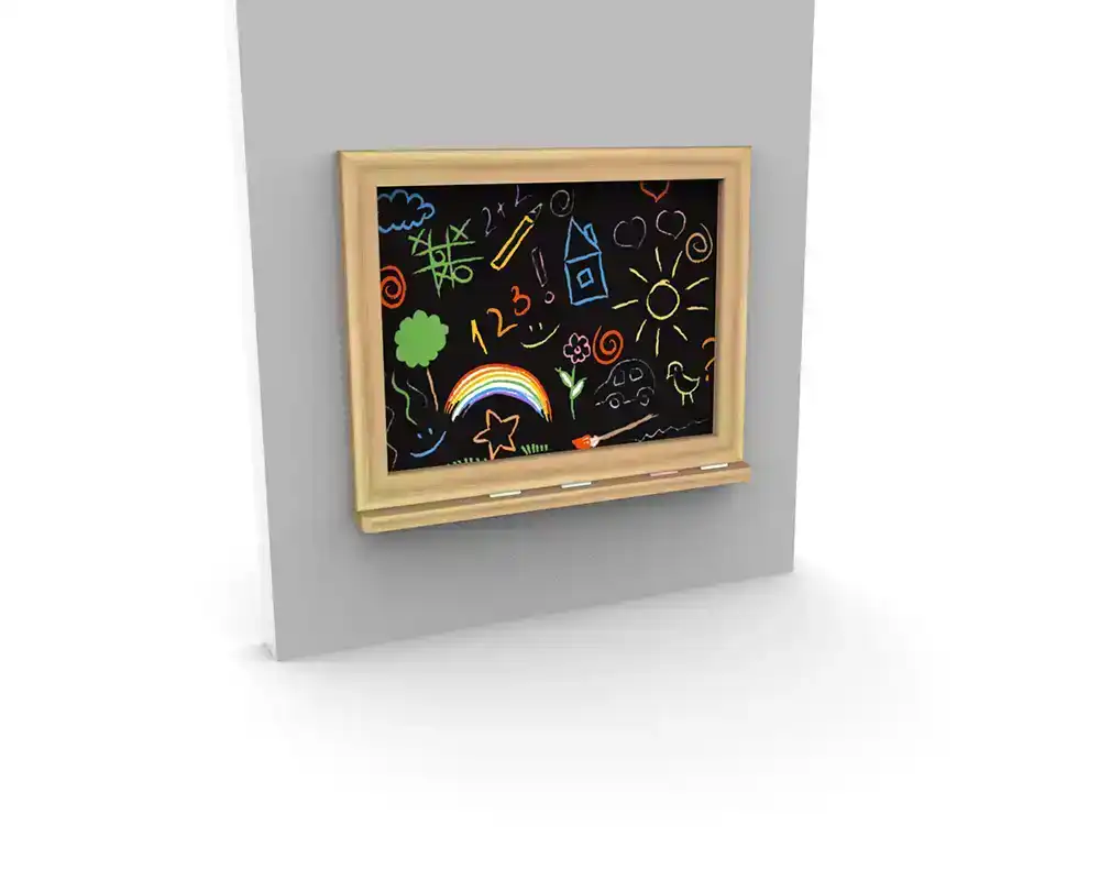Play Panels - Mark Making Panels - Chalk Board - Wall Mounted - No Child