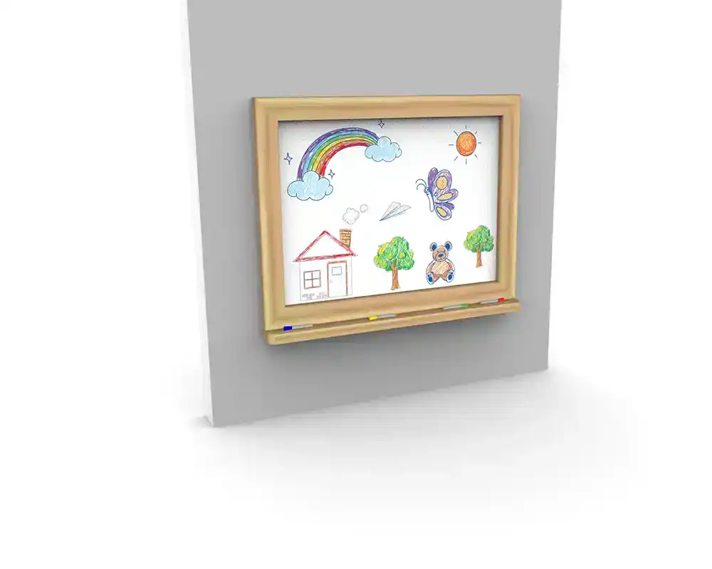 Play Panels - Mark Making Panels - White Board - Wall Mounted - No Child