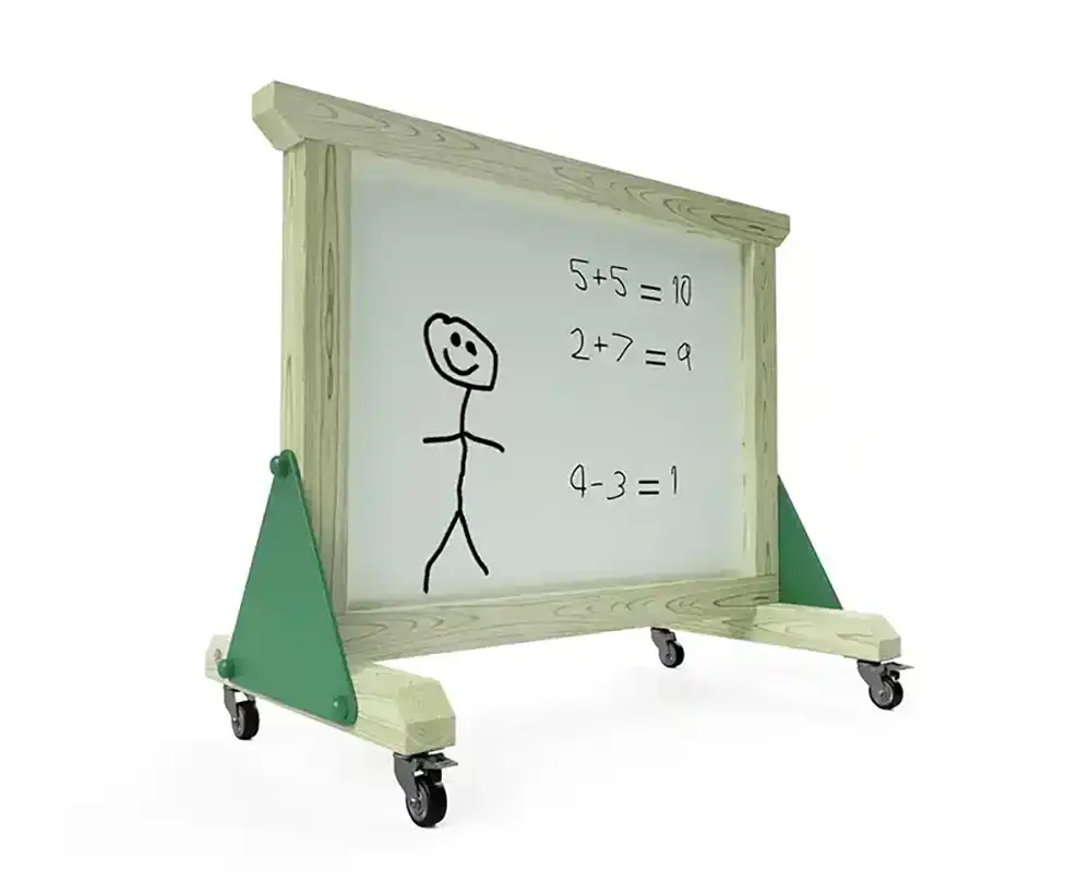 Play Panels - Mark Making Panels - White Board - Wheel Mounted