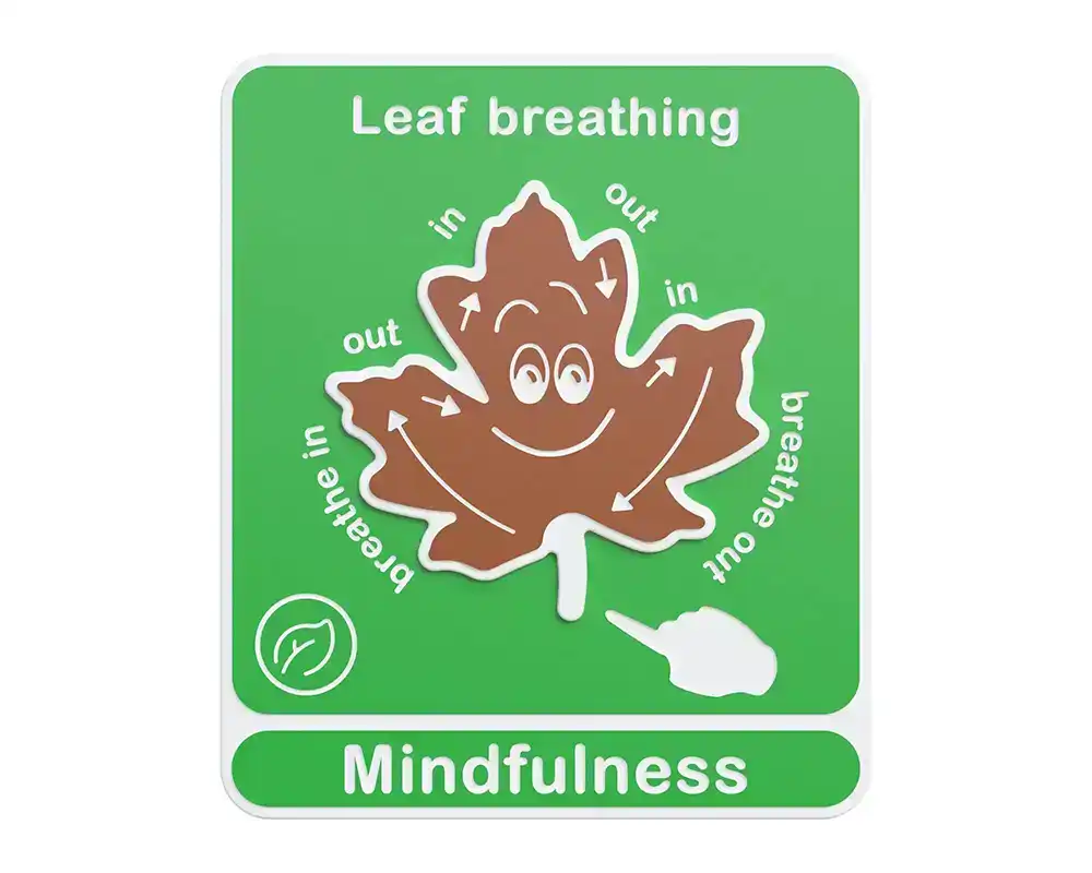 Play Panels - Mindfulness - Leaf Breathing - Straight