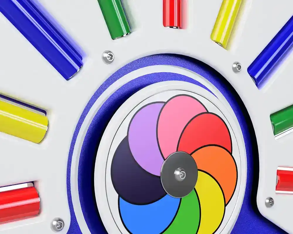 Play Panels - Sensory - Rainbow Roller - Close