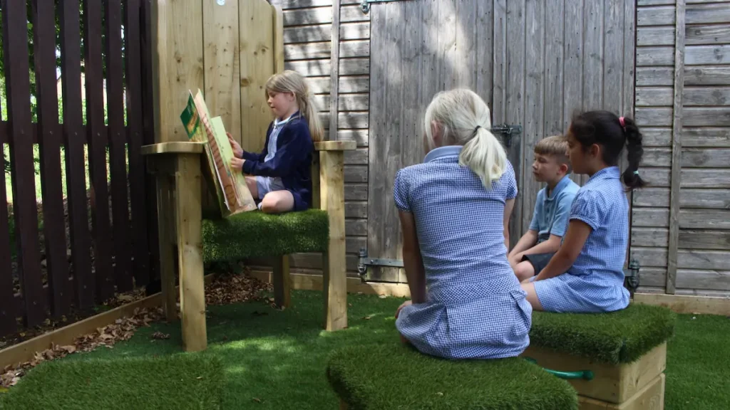 Storytelling area in Enstone, Oxfordshrie
