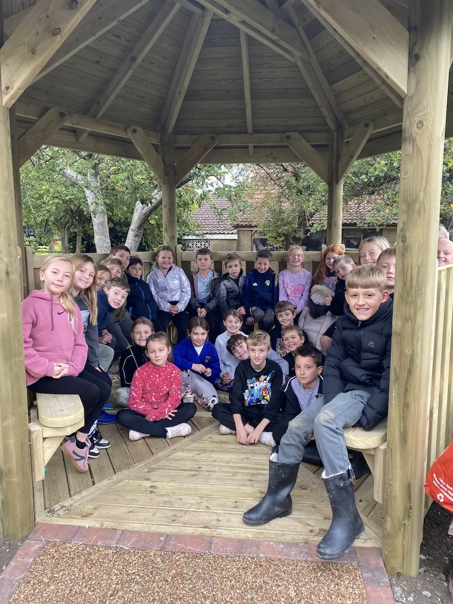 Small Hexagonal Gazebo at Athelstan Community Primary School