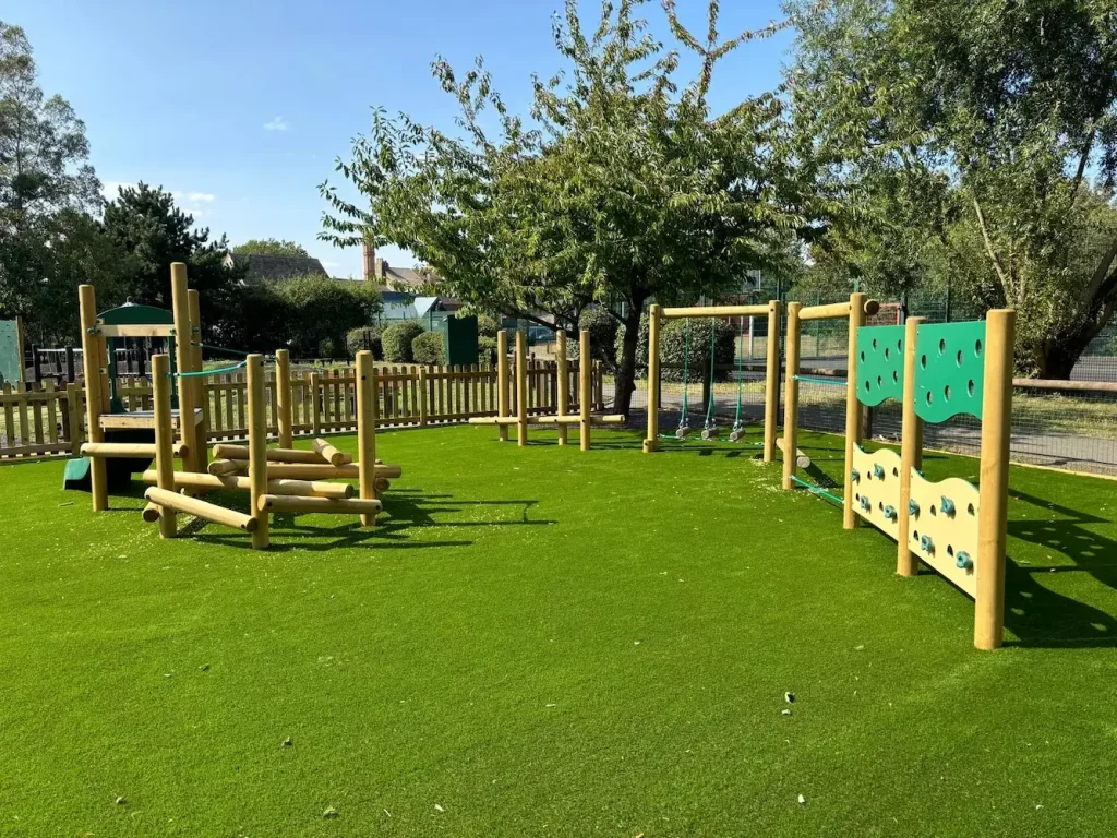 EYFS Trim Trail with slide