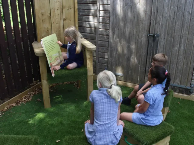 Storytelling area in Enstone, Oxfordshrie