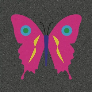 Pink Butterfly Play Design