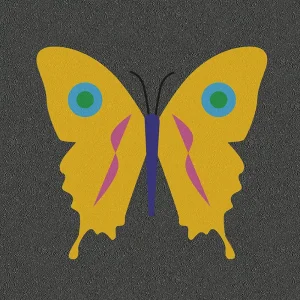 Yellow Butterfly Play Design