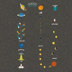 Outer Space Adventure Trail play marking theme for primary school activity