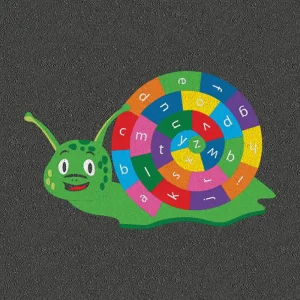 Educational Playground Literacy Learning A-Z Snail Markings