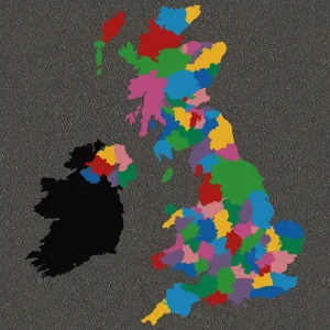 UK Map Playground Marking