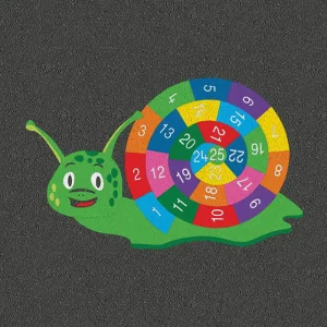 Educational Playground 1-25 number snail markings