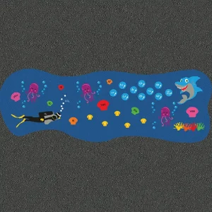 Educational Play Markings Sea Life Feature