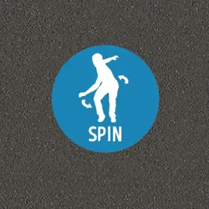 Thermoplastic Fitness activity circle Spin