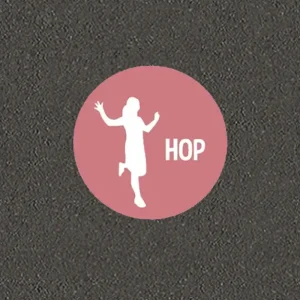 Thermoplastic Fitness activity circle Hop