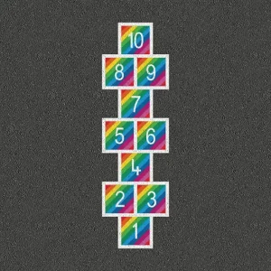 Rainbow Hopscotch [TMG001-RA]