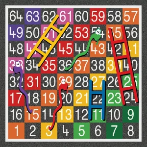 1-64 Snakes & Ladders [TMG003-64SH]