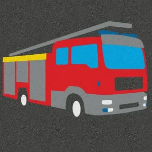 Fire Engine Playground Marking
