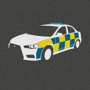 Police Car Playground Marking