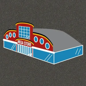 Mega Store Playground Marking