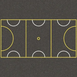 Netball and 3 Mini Football Pitch MUGA