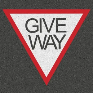 Give Way Sign Playground Marking for Roadway Design